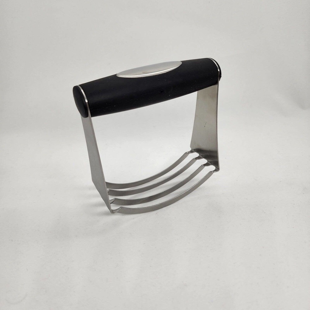 Pastry Masher Dough Cutter Blender Mixer Stainless Steel w/Comfort Rubber Grip